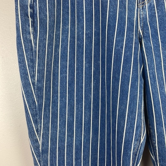 American Eagle Mom Jean Stripe SZ 14 Regular Unique Plus Size - Picture 4 of 14